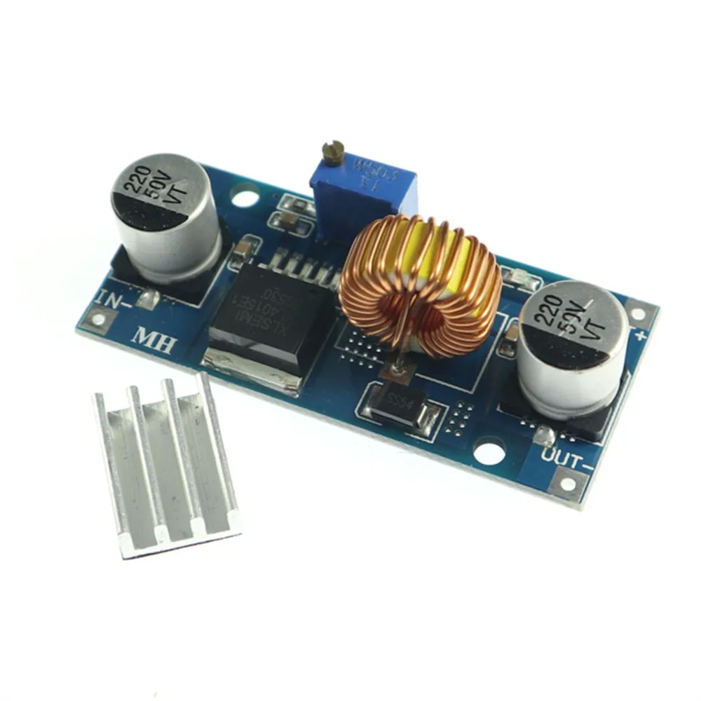 5A XL4015 DC 4 38V до 1 25 36V 24V 12V 9V 5V Шаг вниз Регулируемый Питание модуль светодиодный