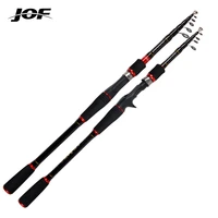 jof fishing rod 1 8m 2 1m 2 4m 2 7m telescopic fishing rod spinning rod casting rod fishing accessories sea carp fishing