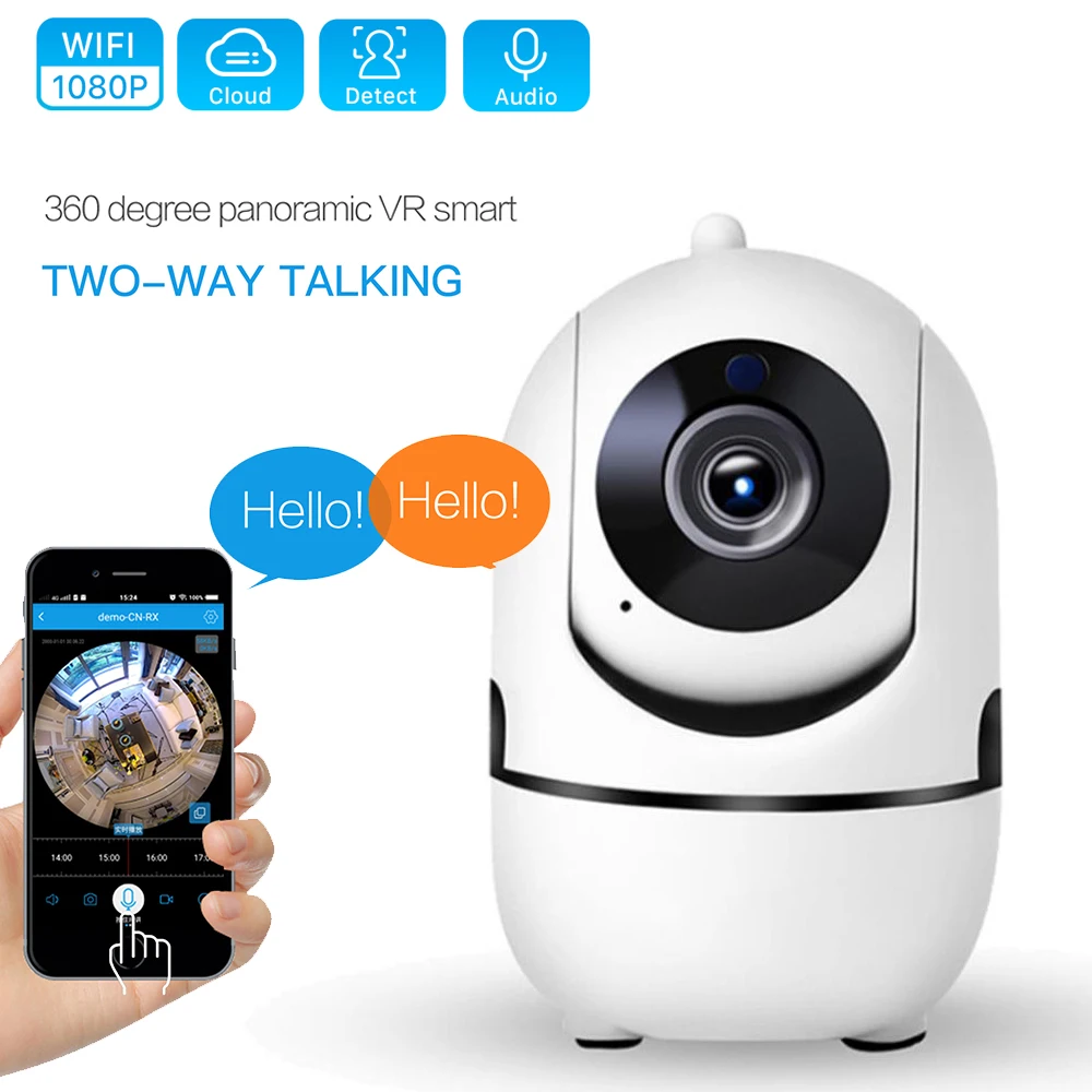 HD Videcam Wifi IP камера облако P2P интеллектуальное автоматическое отслеживание