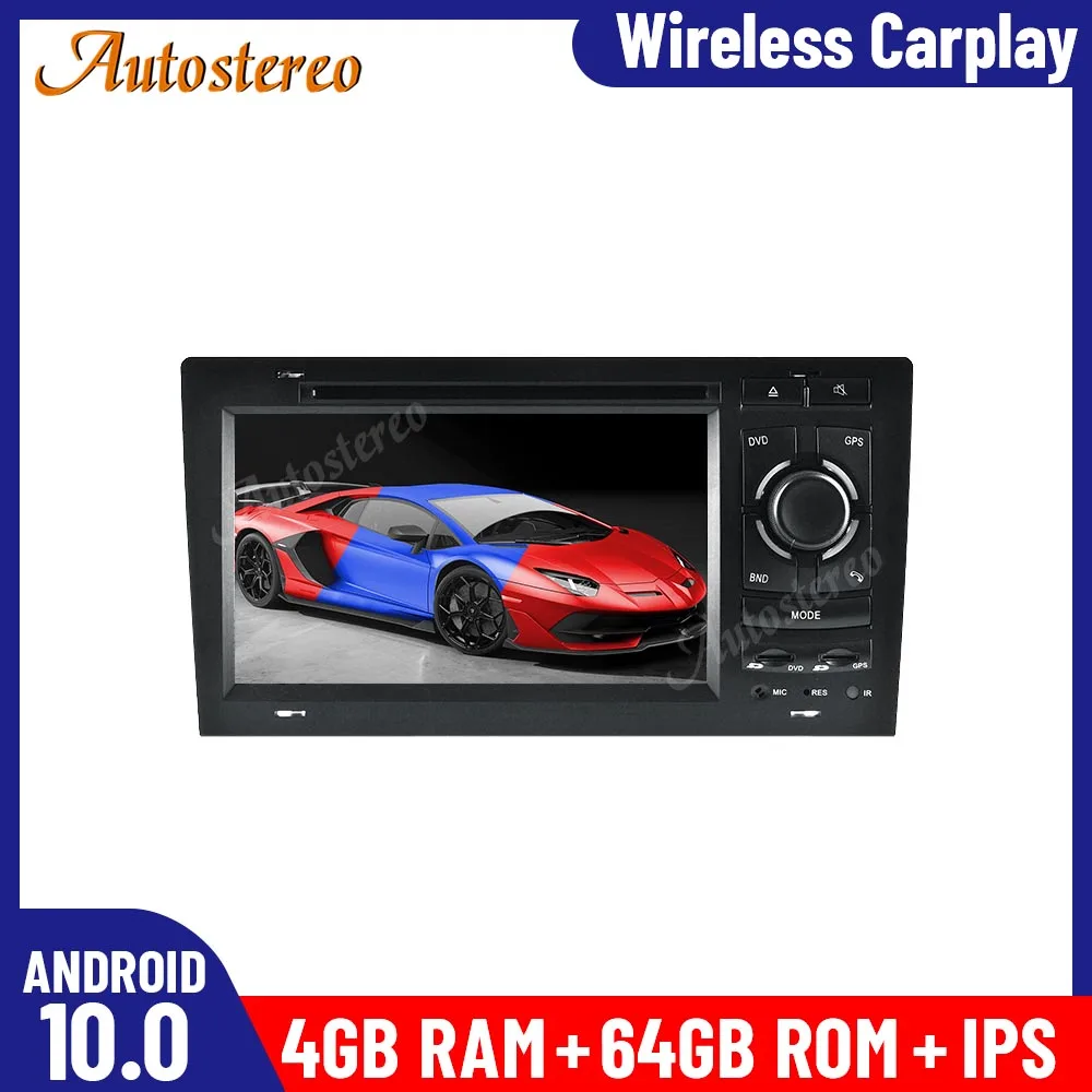 

Carplay для Audi A8 1993-2004 Android 10 64G Автомобильный DVD-плеер GPS-навигация автомобильное Стерео Радио Мультимедийный Плеер экран головного устройства