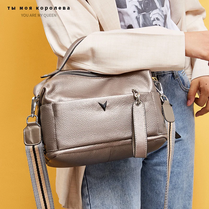 Женские сумки на плечо из натуральной кожи женские высокого качества воловьей