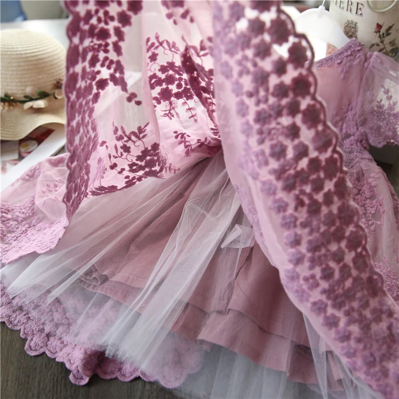 Lace Summer Girls Dress 2021 Casual Costume For Clothes 8 Years Little Princess Dresses Cute Children | Детская одежда и обувь