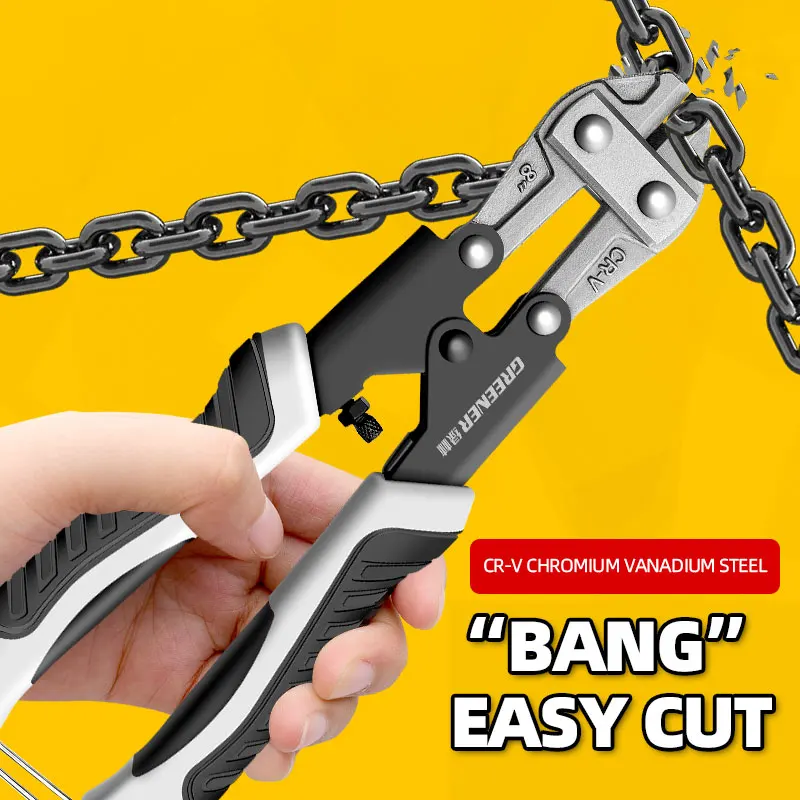 Olecranon Bolt Cutters Shear Locking Steel Wire Large Pliers Vigorously Destroy Imported Labor-saving Steel Bar Shearing Pliers