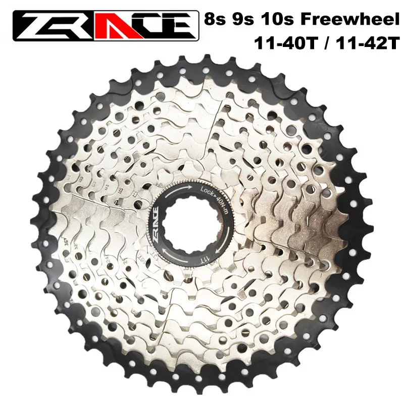 Zracing 8s 9s 10s MTB велосипедные кассеты 11 40 T/42 T Freewheel 8 9 10 скоростной маховик для
