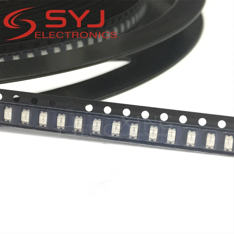 100 шт./лот 0603 SMD светодиодный светильник желтый красный зеленый синий белый