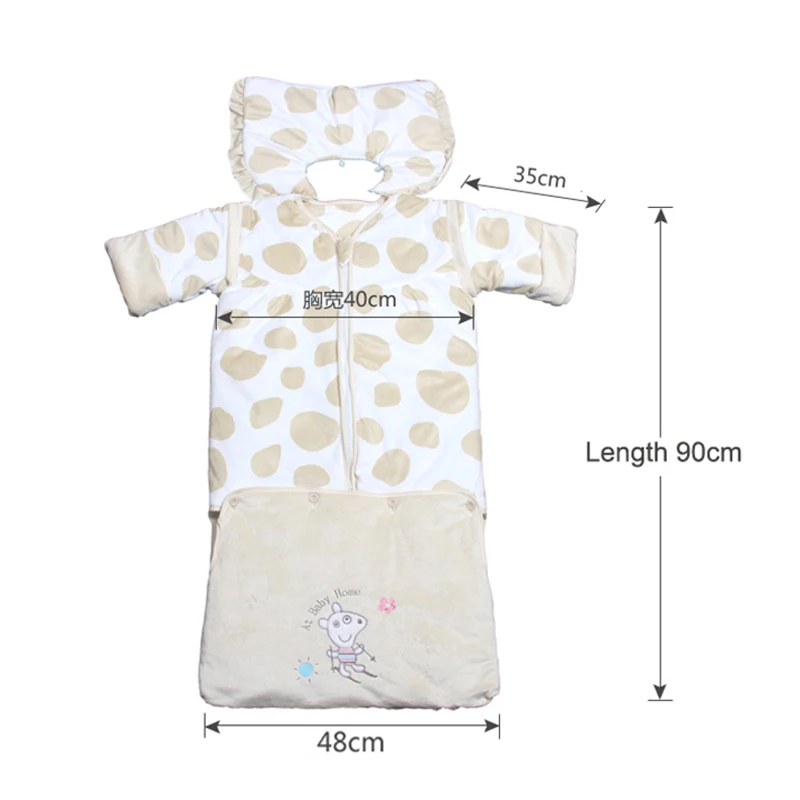 Детский конверт спальный мешок для младенцев коляски новорожденных зимний