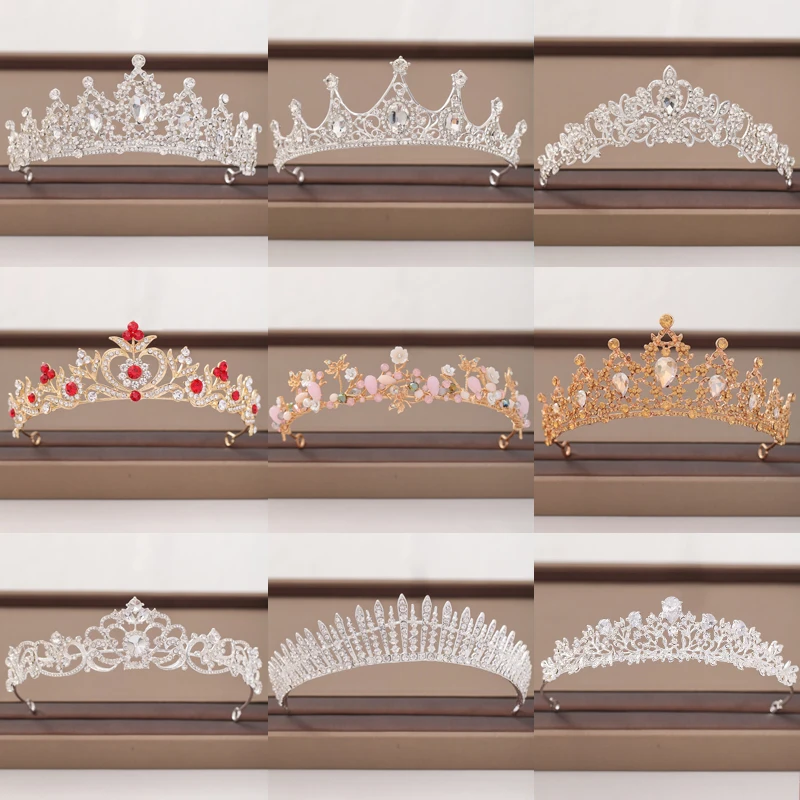 Модная свадебная корона свадебный головной убор Тиары и короны в стиле барокко с