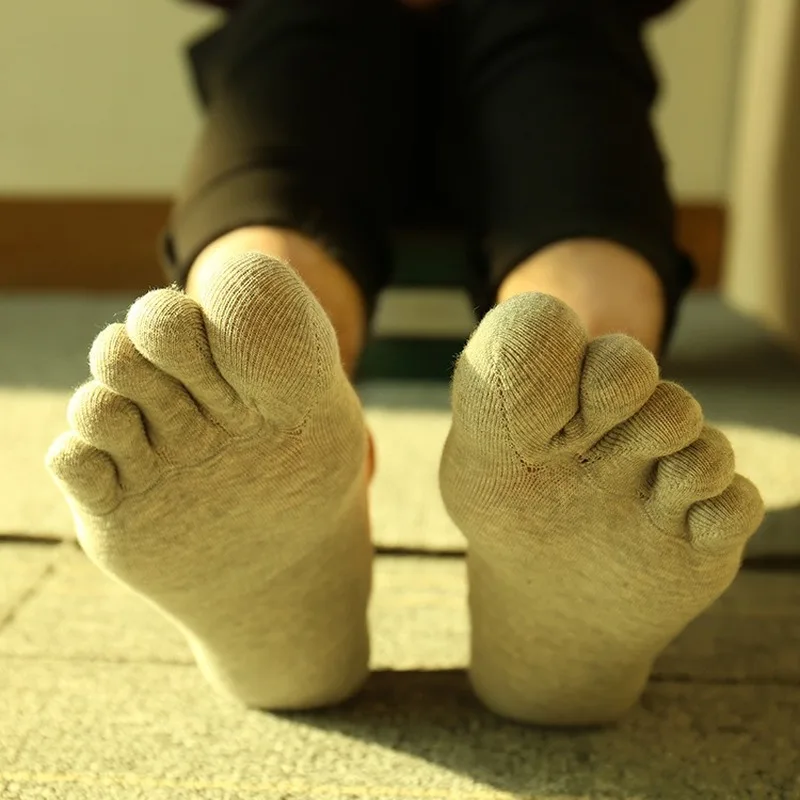 5 пар Силиконовые Invisile носок носки мужские Черный и белый сплошной Цвет из хлопка