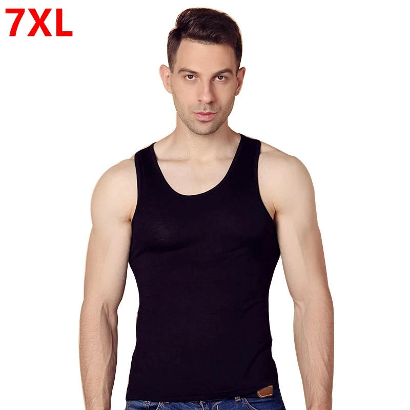 

Жилет Richkeda для мужчин среднего возраста, нижнее белье большого размера, модал, свитшот, большие размеры, лето 2021