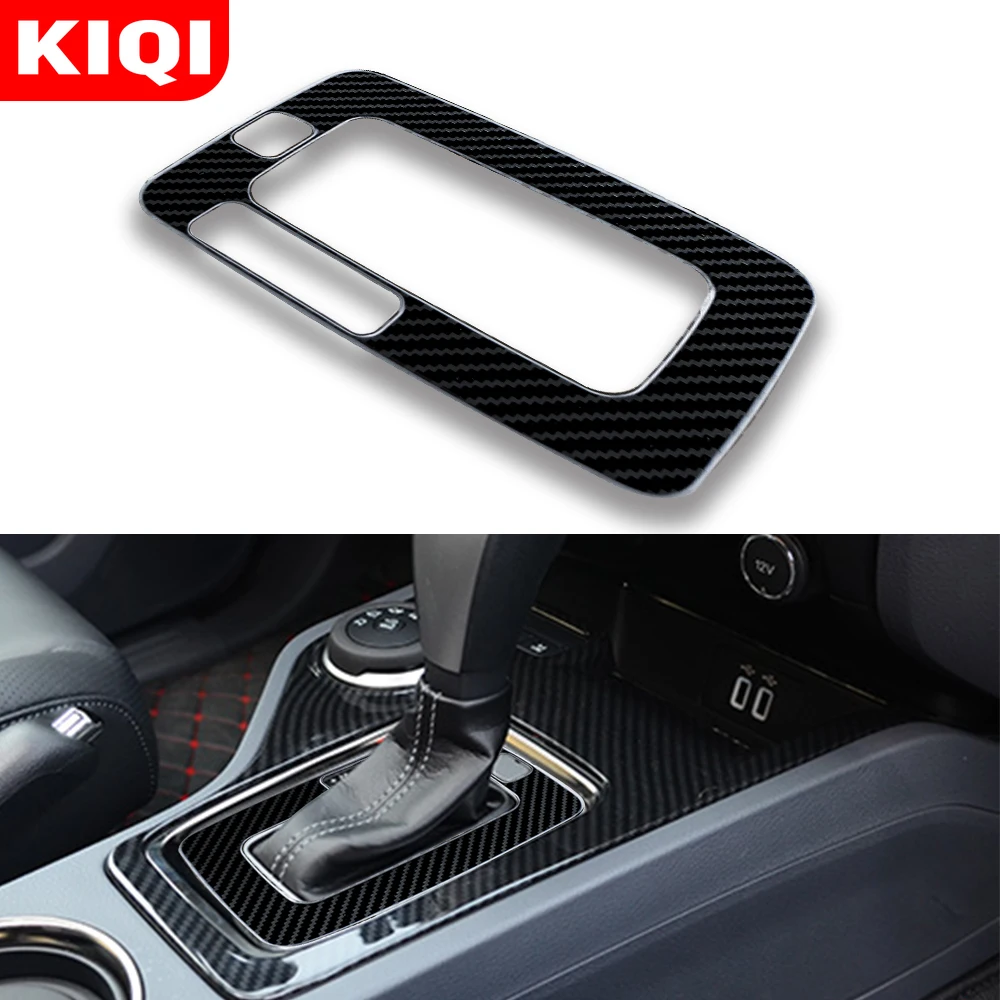 

Car Accessories for Ford Ranger Everest Endeavour LHD 2015-2020 Gear Shift Panel Cover Trim Frame Stainless Steel Carbon Fiber