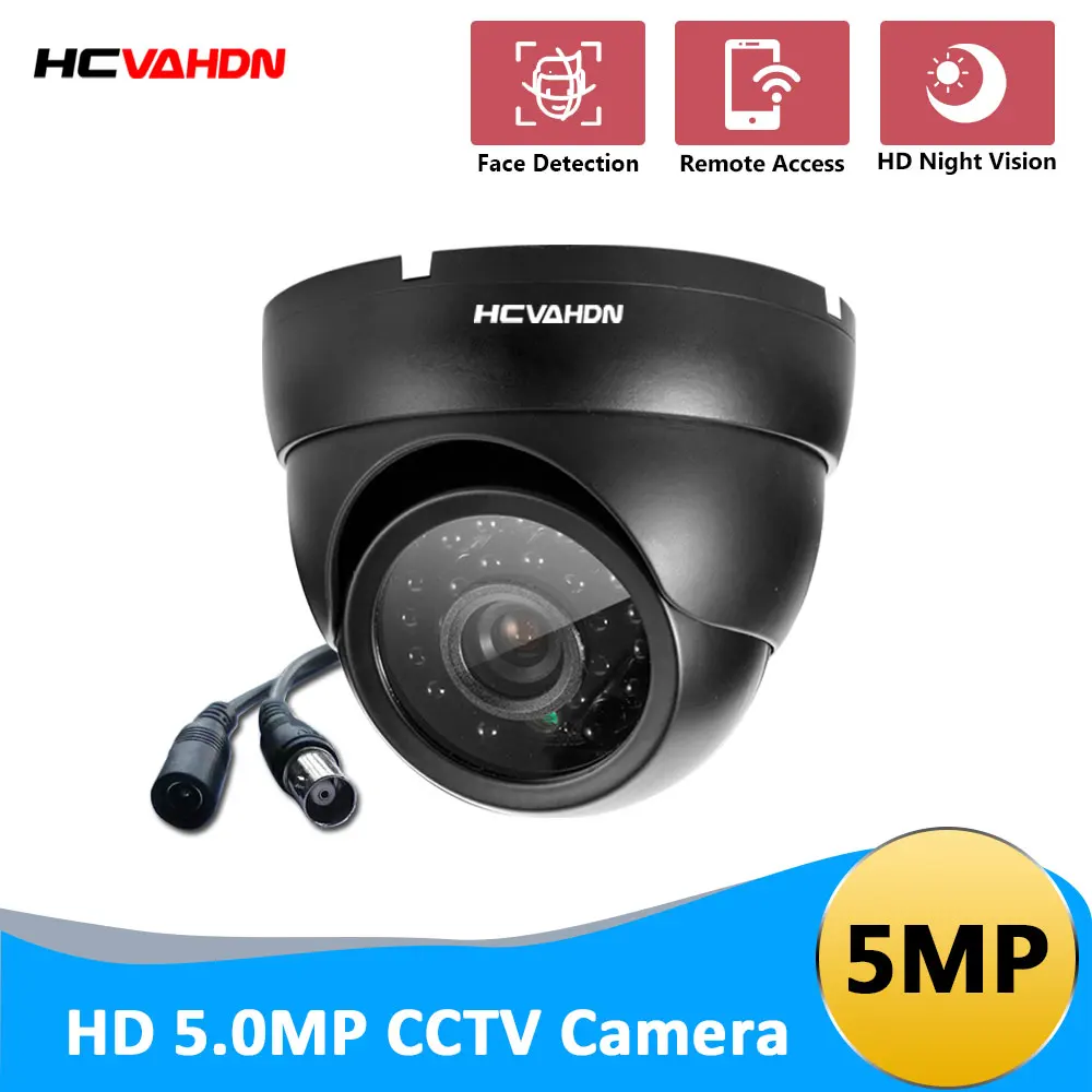 HCVAHDN 5 мп HD аналоговая камера для видеонаблюдения TVI/AHD/CVI/CVBS переключатель 4 в 1