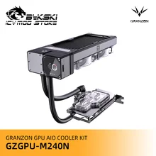 Bykski Granzon GPU AIO Cooler Kit for RTX 3080 3090 Video Card MOD VGA PC Water Cooling Smart Speed Control PWM Pump GZGPU-M240N