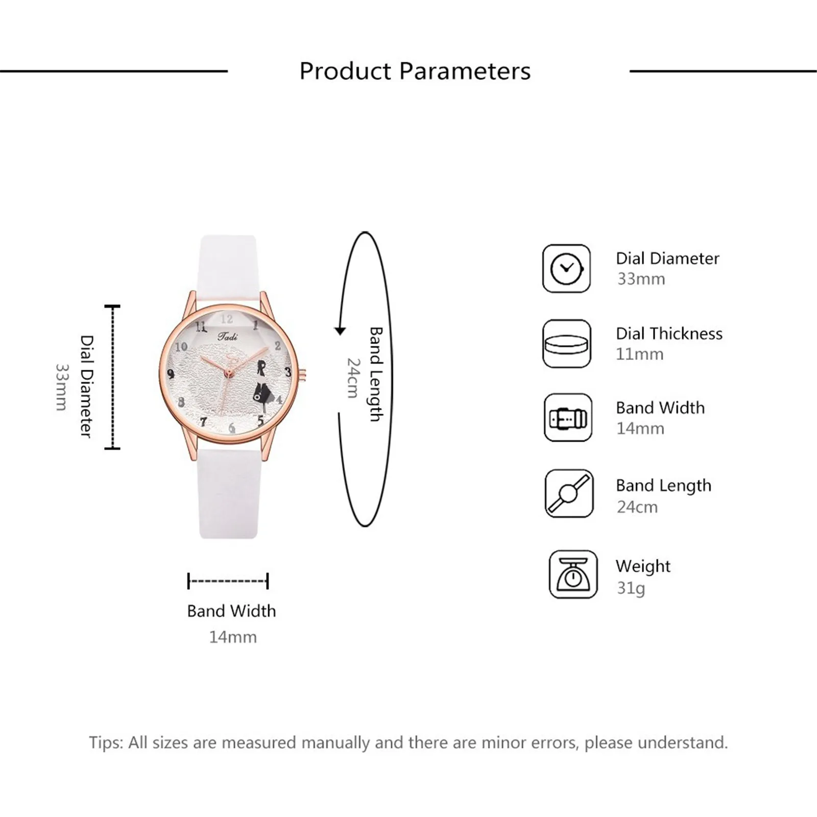 

2pcs /set Women Bracelet Watch Set Women Leather Watches Casual Bracelet Dress Quartz Clock Zegarek Damski Reloj Mujer