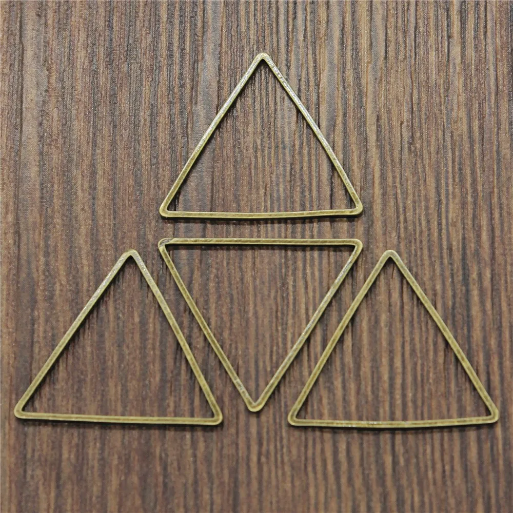 

Pendants for jewelry wholesale 24x24x24mm 1mm triangle dangle earrings 20pcs