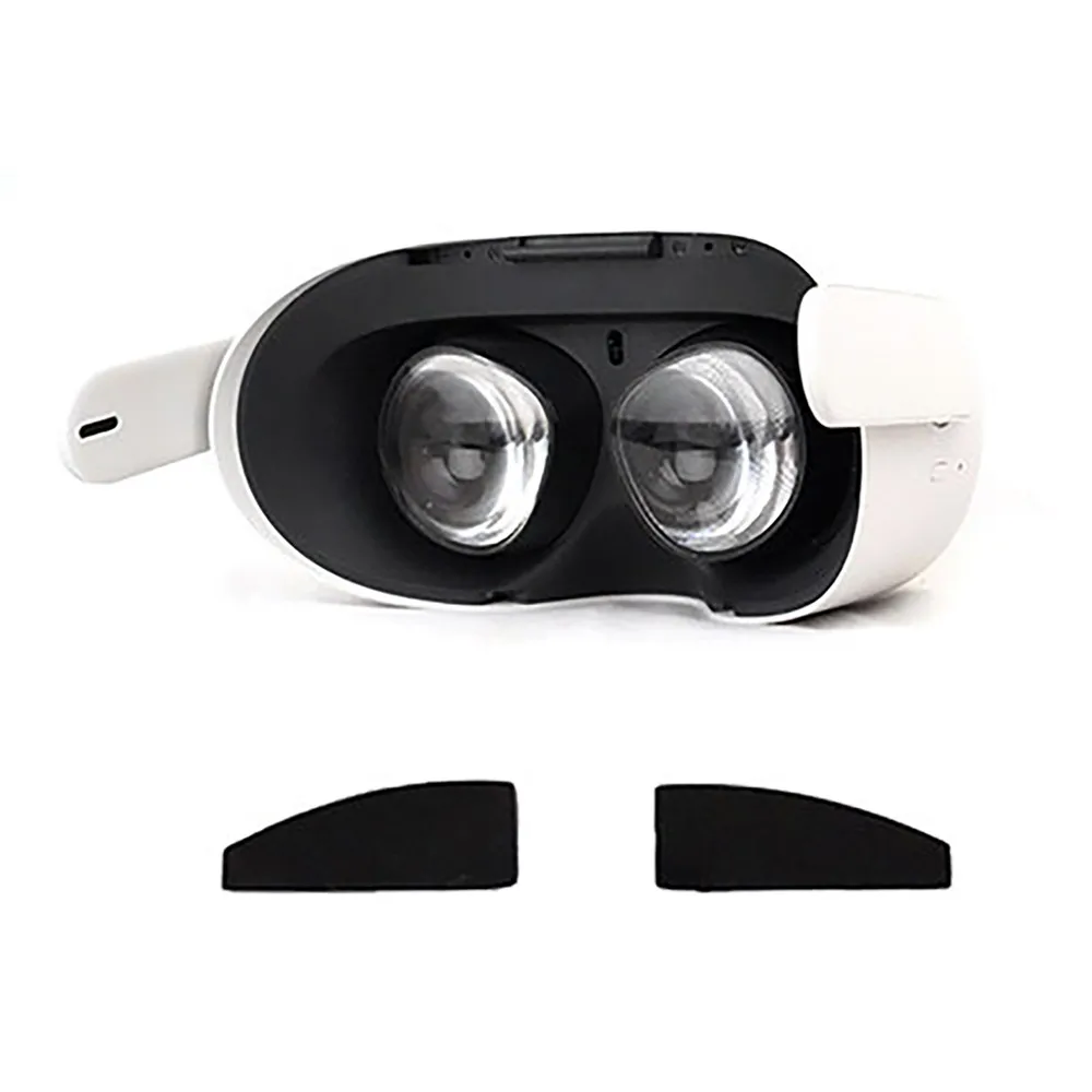 For Oculus Quest 2 VR Headset Lightproof Lens Hood for Oculus Quest 2 Accessories Soft Shading Rubber Lens Cover Sticker