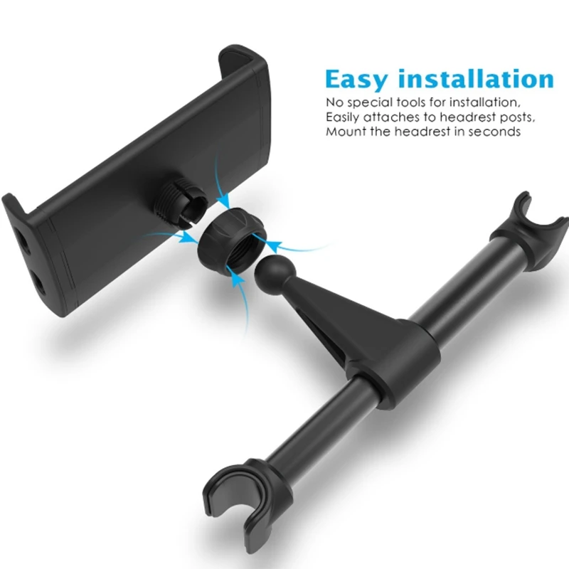 Автомобильный держатель для подголовника планшета: Подставка колыбель