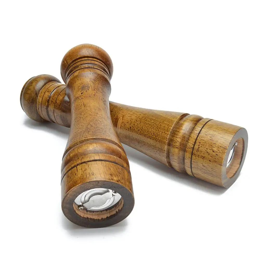 Кухонные принадлежности мельница для соли и перца из натурального дуба 5 дюймов 8