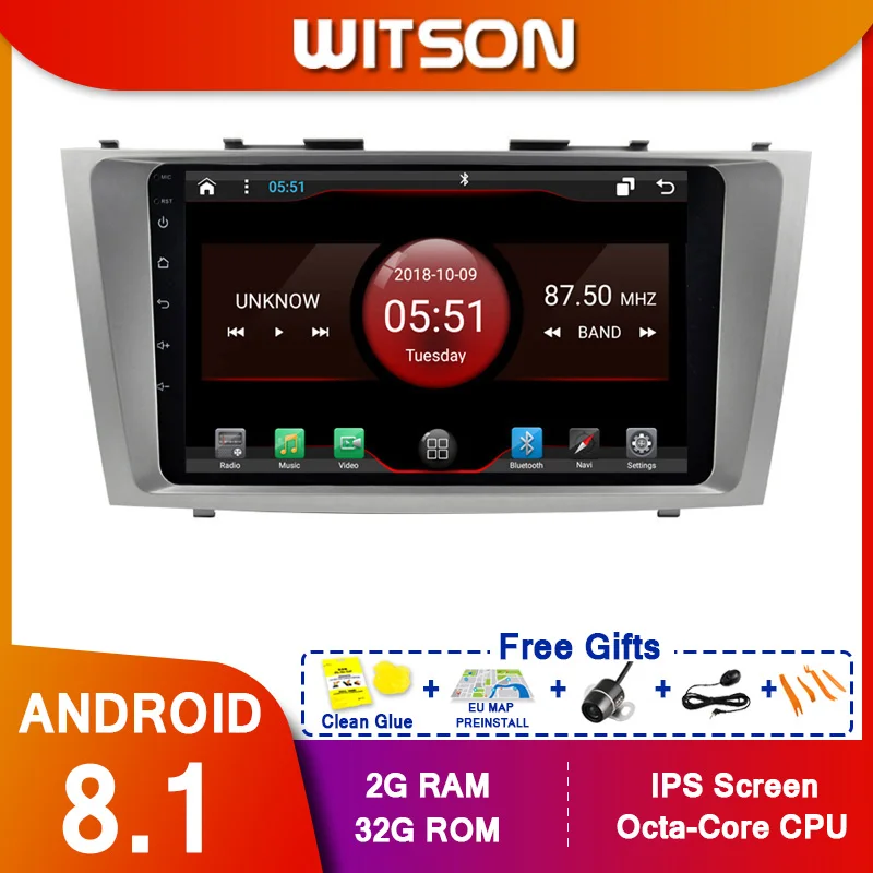WITSON 9 &quotFULL HD сенсорный экран Android 10 0 Восьмиядерный Автомобильный GPS