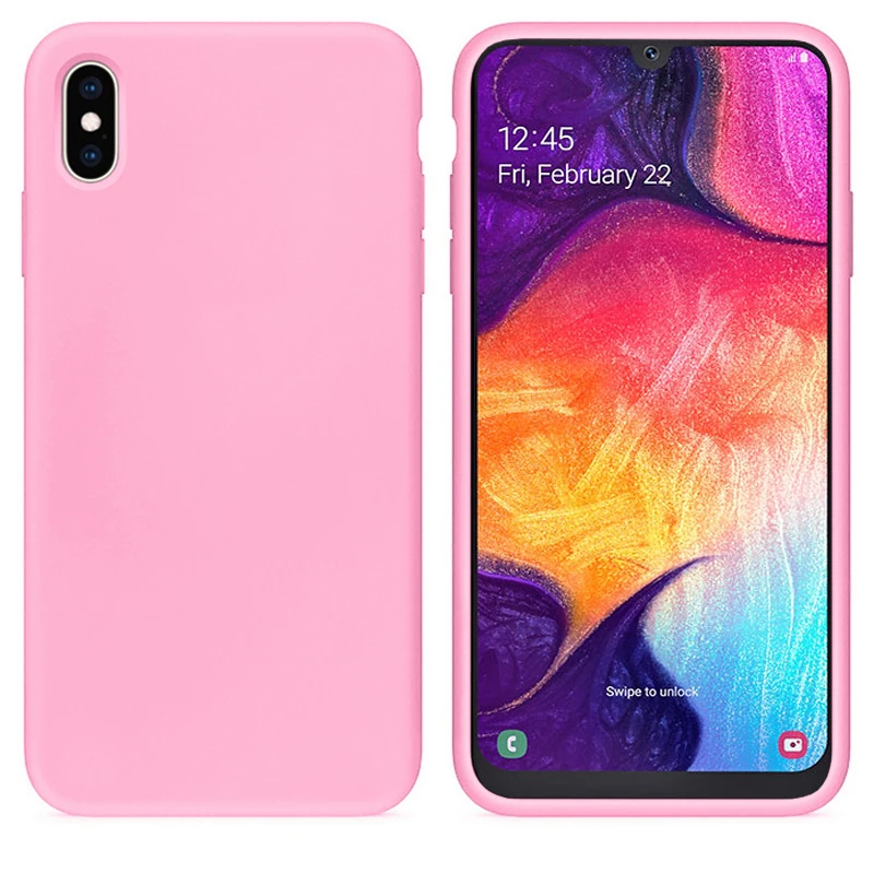 Мягкий силиконовый чехол для samsung Galaxy A6 A7 A8 A9 J4 J6 плюс J8 J2 J4 Core A20E A10 A30 A50 A70 A40 M10 M20 M30 TPU Защитный чехол - Цвет: DPink