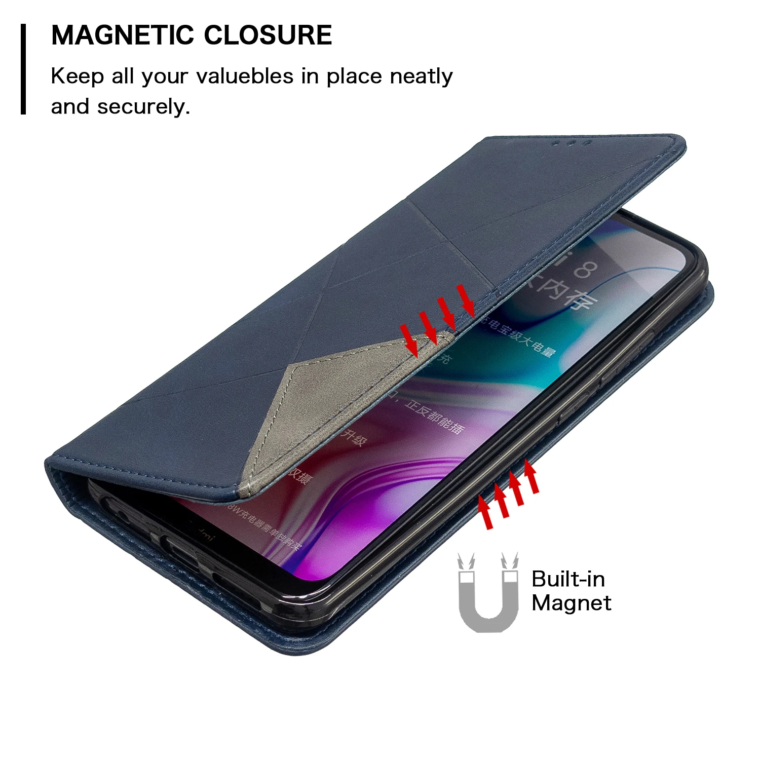 Роскошный чехол для Xiaomi Note 8T CC9 Redmi 8 8A Note8 10 Pro магнитный кожаный флип-Кошелек Чехол