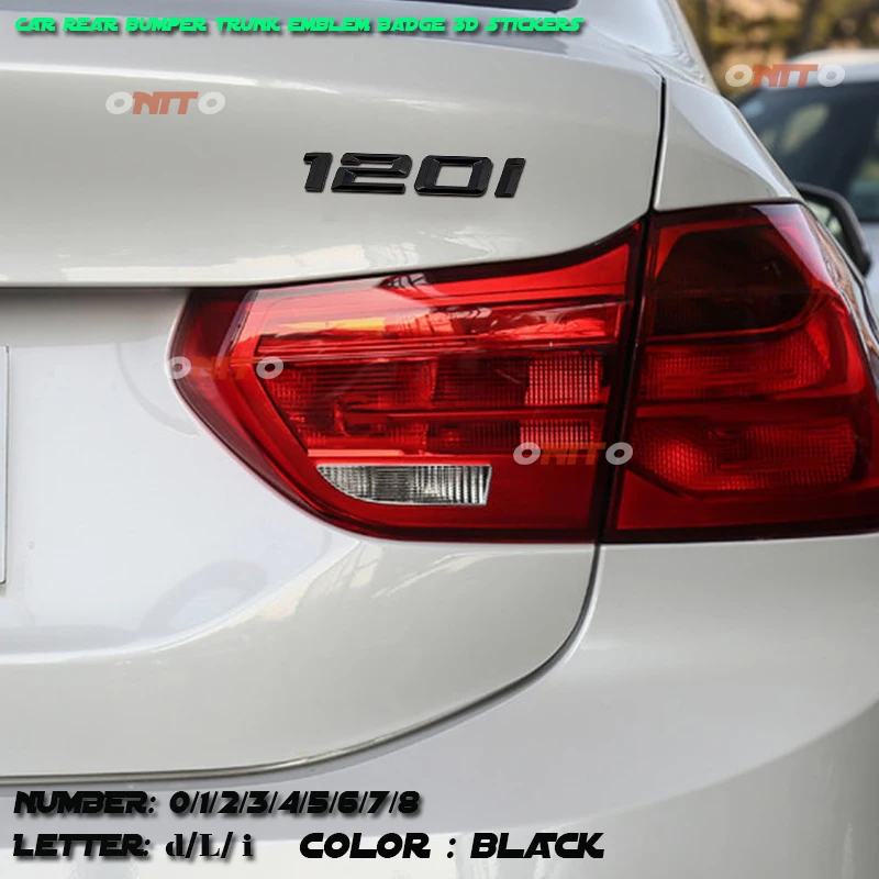 

10set For DIY Sticker Exterior Car-styling Number M Car Sticker Decal Badge Emblem For 7 Series 730i 740i 745i 730d 740d