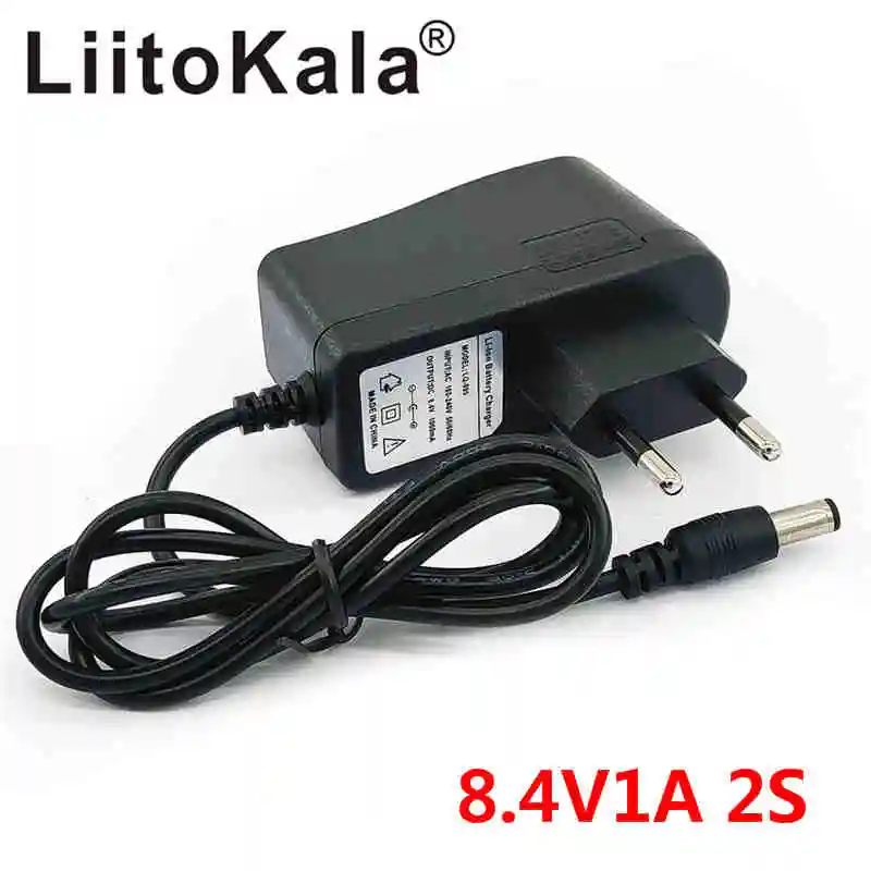Адаптер для зарядки аккумуляторов LiitoKala 8 4 в 1 А зарядное устройство