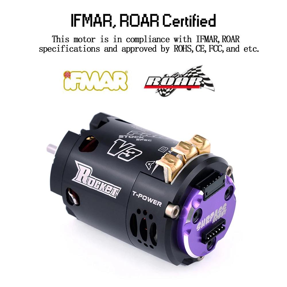 Rocket 540 V3 Pro 3 5 T 4 0 6 7 8 9 Сенсорный бесщеточный двигатель для модифицированной