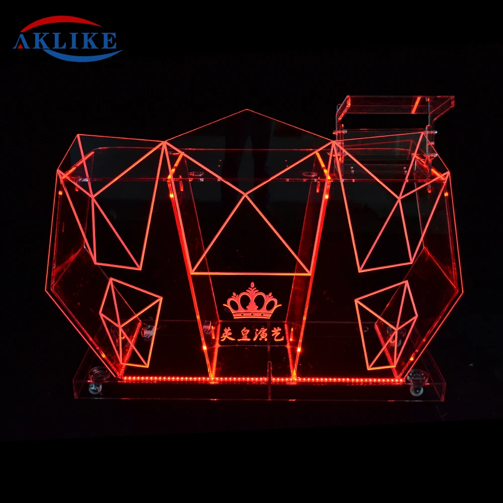 Индивидуальный Светодиодный акриловый стол AKLIKE для диджея распродажа