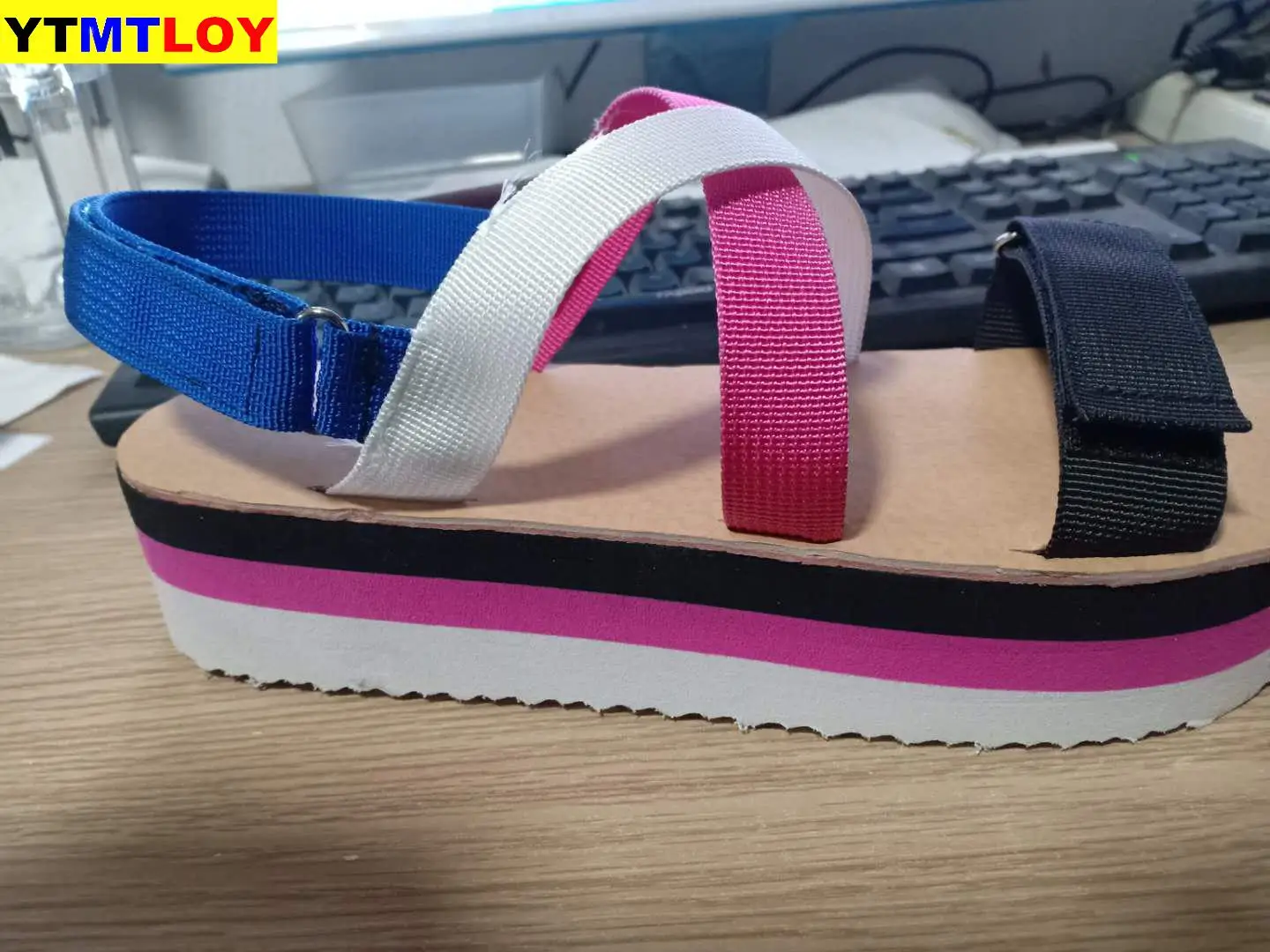 

Summer Platform Heel Women Sandals Nylon Hook&Loop Open Toe Casual Fashion Leisure Female Beach Ladies Shoes Zapatos De Mujer