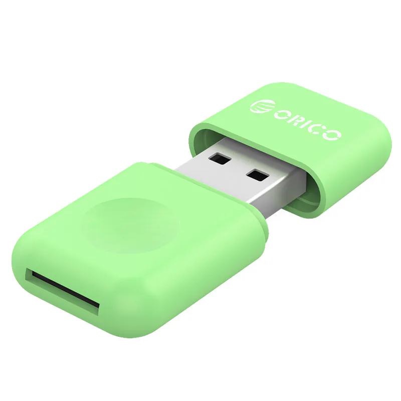 ORICO кард-ридер USB 3,0 5 Гбит/с OTG для Micro TF флэш-карты памяти, адаптер для ноутбука, аксессуары для Macbook Pro - Цвет: GREEN