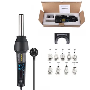 Паяльная станция PG8018, 650 Вт, с ЖК-дисплеем, регулируемая электронная Тепловая пушка, паяльная станция для распайки, IC SMD BGA + сопло 8858 650 Вт