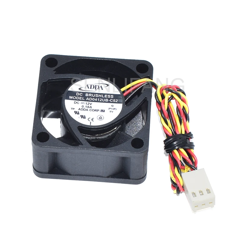 Трехлинейный Бесщеточный вентилятор для ADDA AD0412UB-C52, 12 В, 0,18 А, 40*40*20 мм