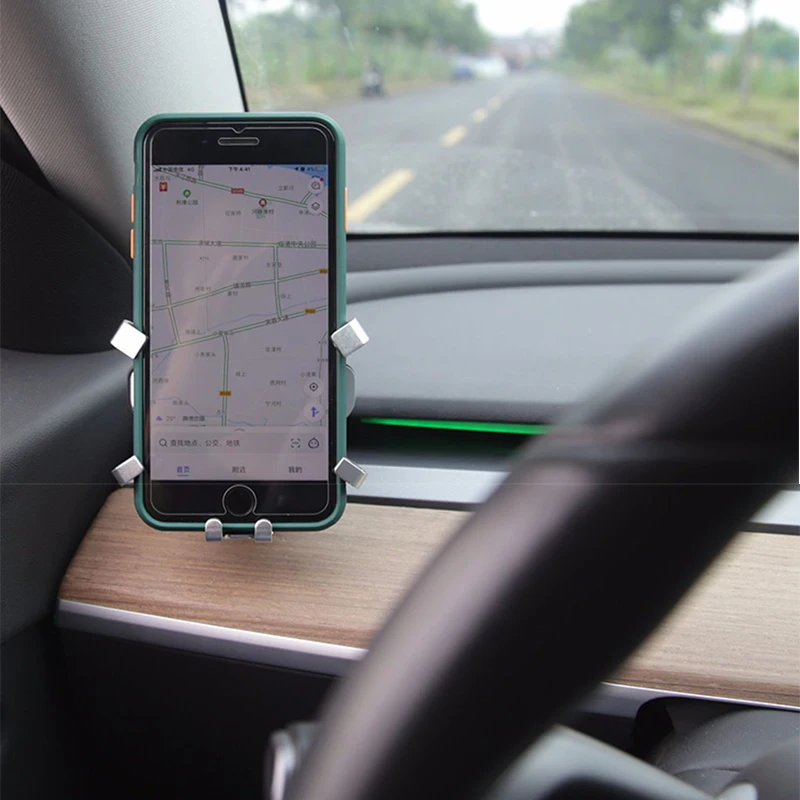 

For Tesla Model 3 2018 2019 2020 Car Air Outlet Mount Smartphone Holder Mobile Phone Holder Cradle Stable