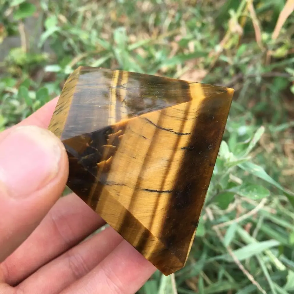 Натуральные тигровые глаза фоторезная каменная чакра камни лечебные 50 мм|Камни| |