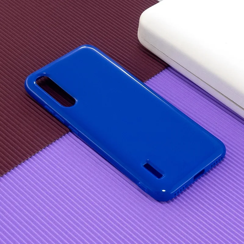 Блестящий цветной чехол для Xiaomi mi 9 Lite блестящий Силиконовый ТПУ гелевый Чехол |