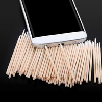 ultra thin cotton swab small tip pointed for apple huawei samsung mobile phone charging port headphone hole cleaning tool