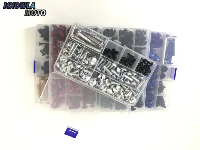 

Universal Motorcycle More Screw Kit Reaming Bolt Nut Washer For ZX-6R-10R -12R Ninja300-2003-04-05-06-07-08-09-10-11-12