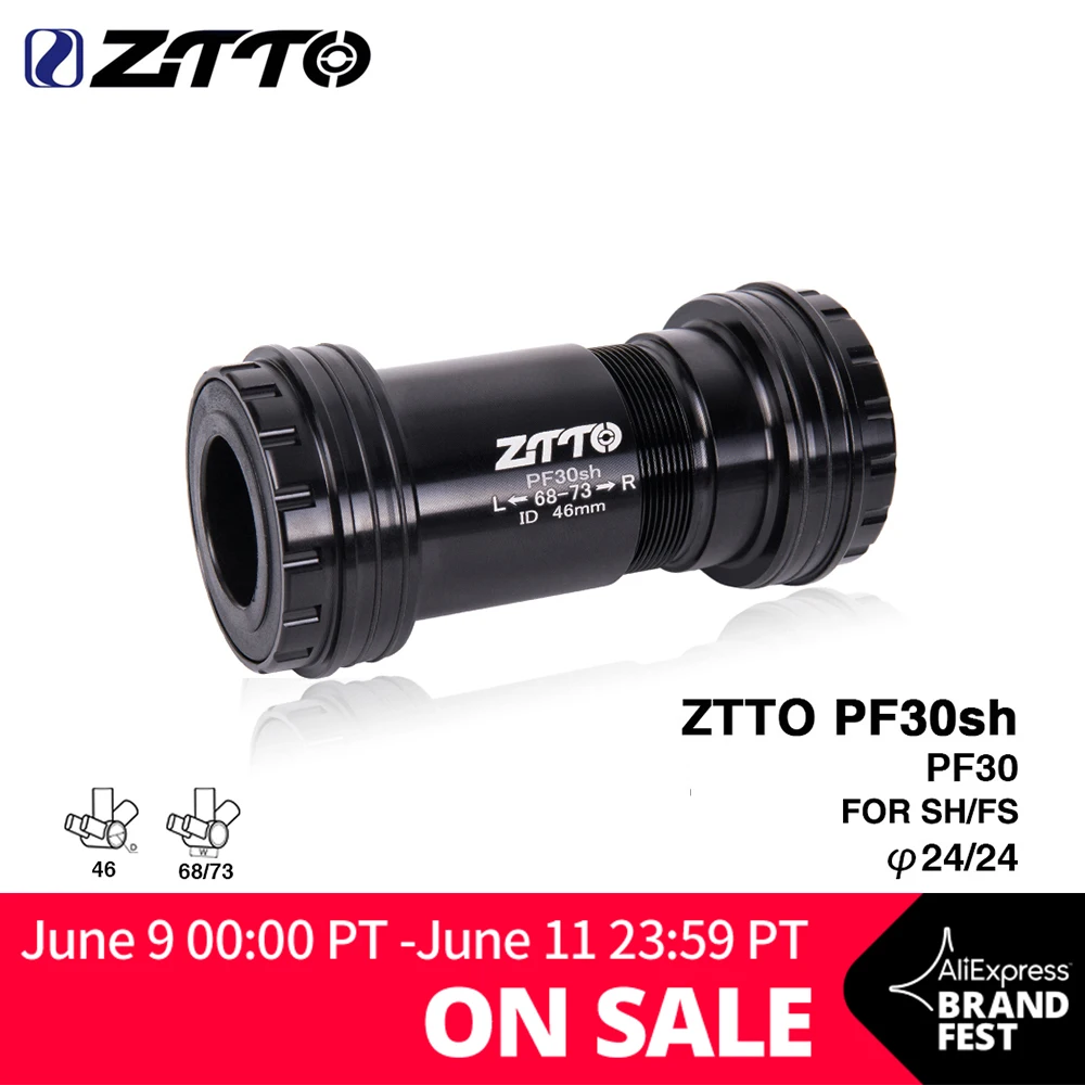 ZTTO PF30 24 мм пресс подходит для нижних скоб керамическая система блокировки резьбы