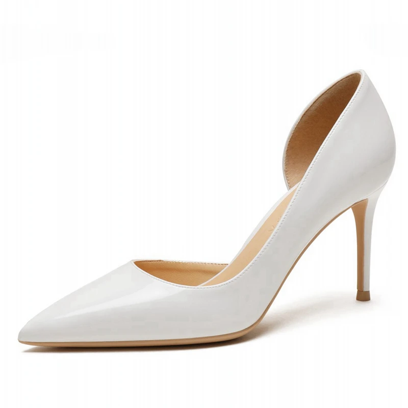 Женские туфли лодочки Лакированная кожа Дышащая повседневная однотонная