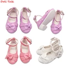 Новинка 2021, кожаная обувь для куклы 13BJD, кукольная обувь с рисунком Love и бантом, подходит для куклы sd 60 см, аксессуары для кукол Blyth Doris kmicro