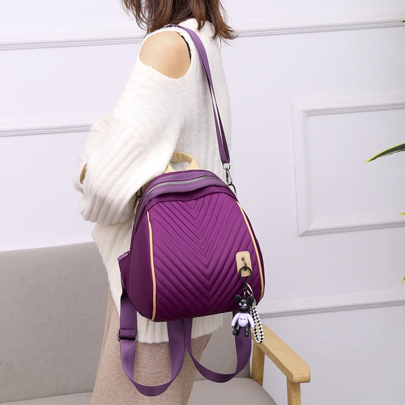 Новый многофункциональный женский рюкзак из ткани Оксфорд с защитой от кражи