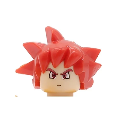 

Single PG8182 Cartoon Son Goku Figure Head Broli Burdock Gogeta Vegeta Building Blocks Model Bricks Kits Toys POGO