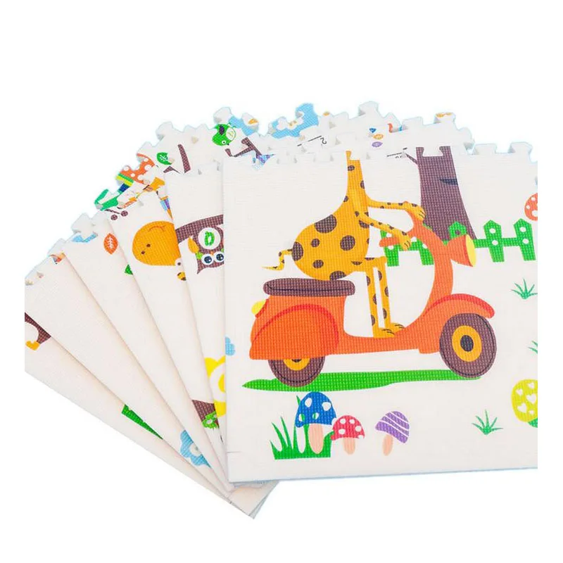 Детский игровой коврик для ползания XPE2CM толстый экологически чистый нетоксичный