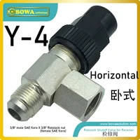 38 horizontal rotalock valve is usually installed in lubricant oil pipeplines in freezers water chillers and heat pump units