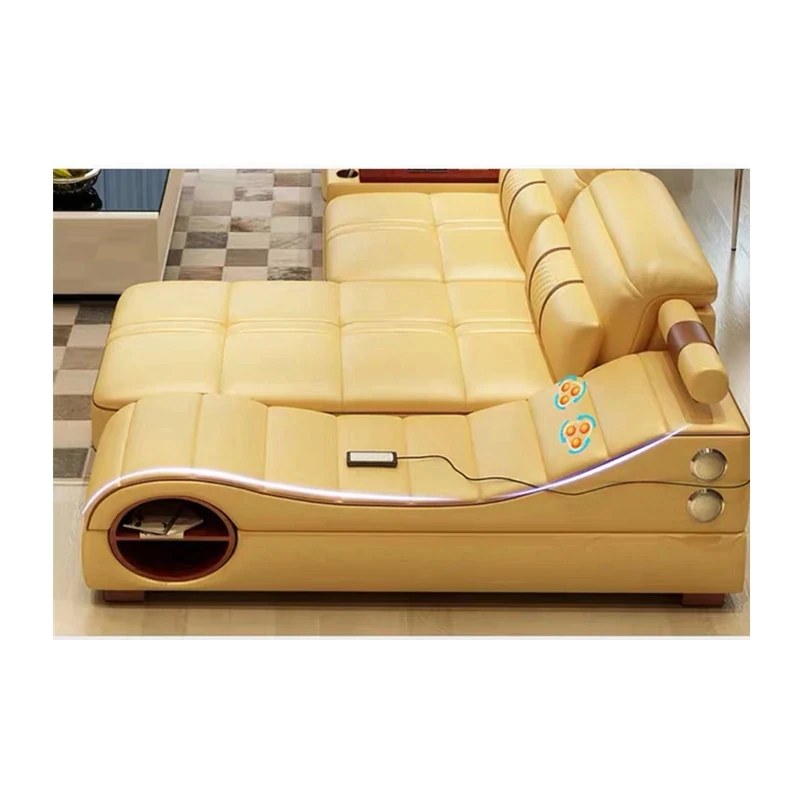 Easyliving 2020 NEW Genuine Leather sofa sectional home living room furniture modern | Мебель