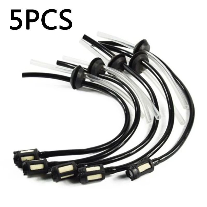 

5/10 PCS Fuel Hose Pipe Kit W/ Fuel Filter For 4 Stroke Trimmer Brushcutter Garden Lawnmower Lawn Mower Parts Accessories