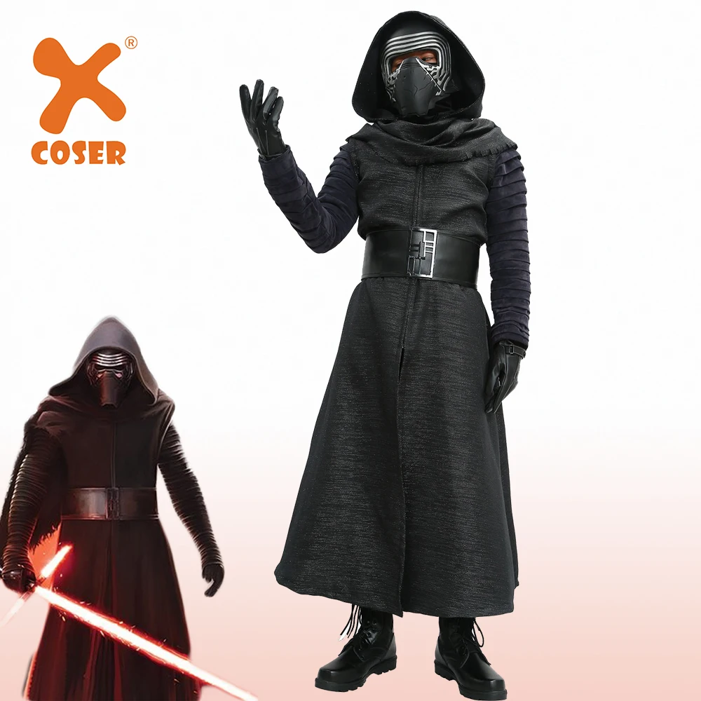 Xcoser продвижение Кайло Рен костюм VII Пробуждение силы Косплей злодей Делюкс