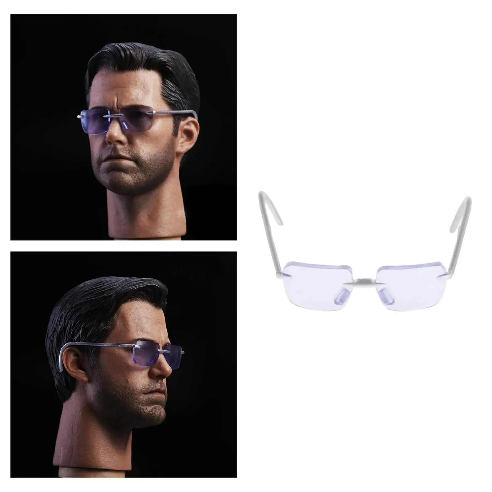 

1/6 Figure Scenes Accessory Fashion Glasses Metal Model for 12'' Male/Female Action Figure