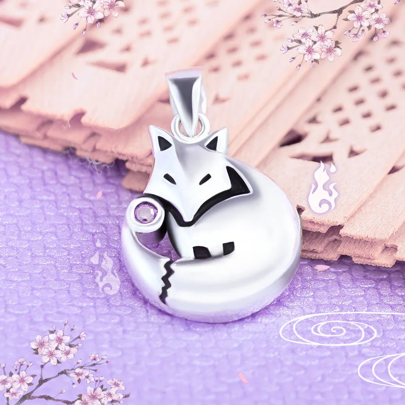 Anime Kamisama Love Kiss Tomoe Fox Pendant Necklace 925 Christmas Gift Halloween Cosplay | Украшения и аксессуары