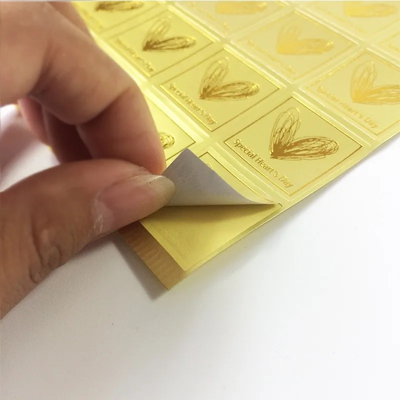 1500pcs New Vintage Golden Heart design thanks series seal sticker Christmas DIY note gift Labels Wholesale|Наклейки| |